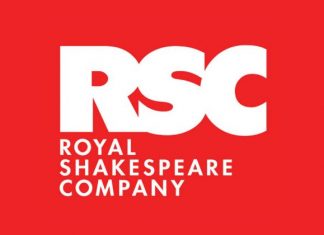 White letters "RSC" and "Royal Shakespeare Company" on a bright red background; The Constant Wife UK Tour 2026