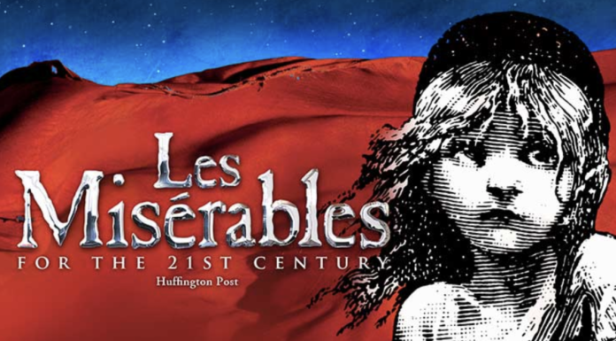 Les Misérables poster musical with Killian Donnelly