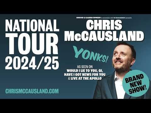 Chris McCausland Comedy Tour Poster