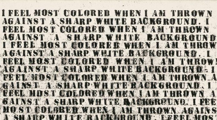 All Over The Place Glenn Ligon