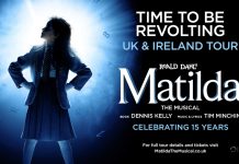 Matilda The Musical UK Tour 2025-2026 poster