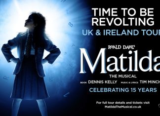 Matilda The Musical UK Tour 2025-2026 poster