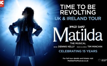 Matilda The Musical UK Tour 2025-2026 poster