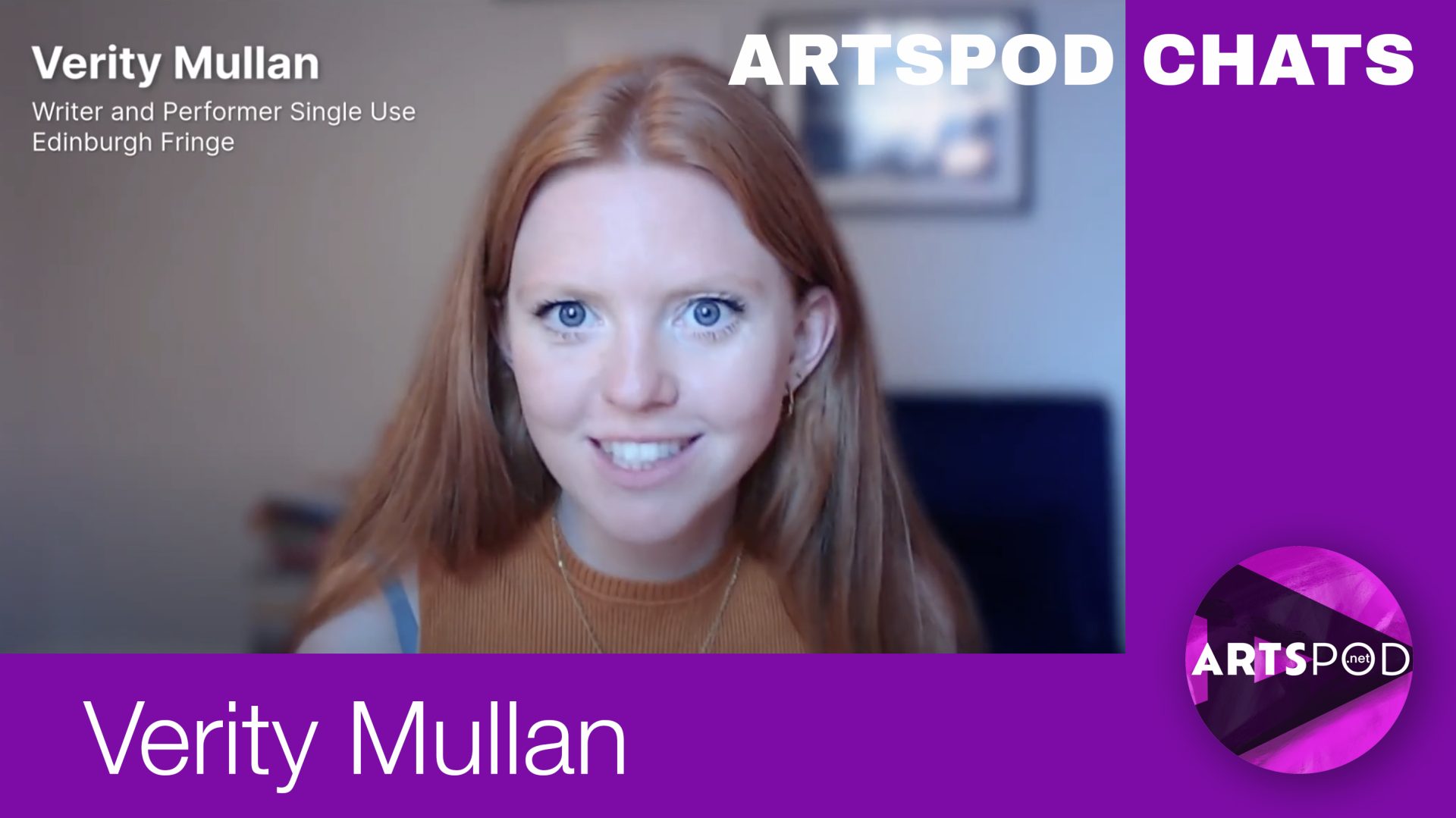 Edinburgh Fringe Fans, You Won’t Want to Miss This! Verity Mullan's, 'Single Use' comedy play.