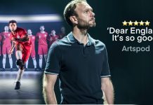 Dear England UK tour poster