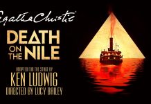 Agatha Christie Death on the Nile UK tour poster
