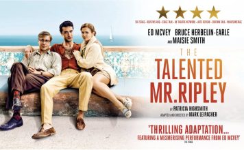 The Talented Mr Ripley UK tour 2026 poster