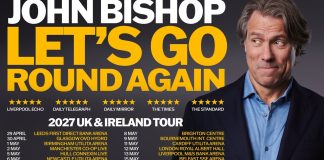 John Bishop UK and Ireland tour 2027 poster