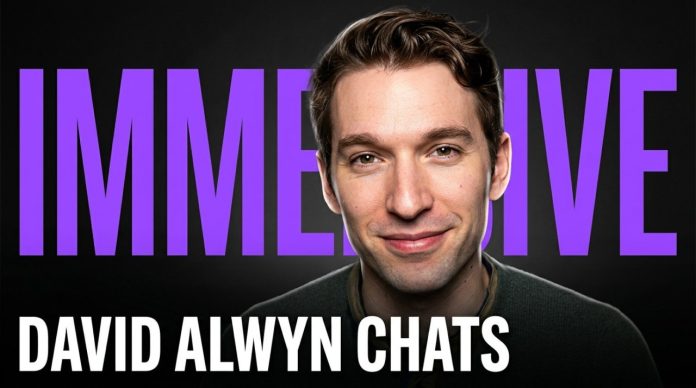 David Alwyn as Scrooge in The Great Christmas Feast immersive theatre London