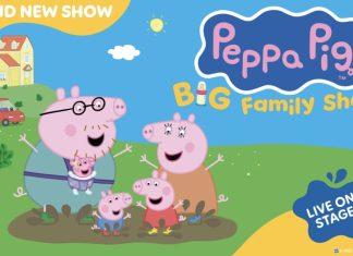 Peppa Pig Big Family Show cast on the UK tour 2026