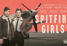 Spitfire Girls UK tour 2026 theatre poster inspired by true stories of women pilots during WWII stage production