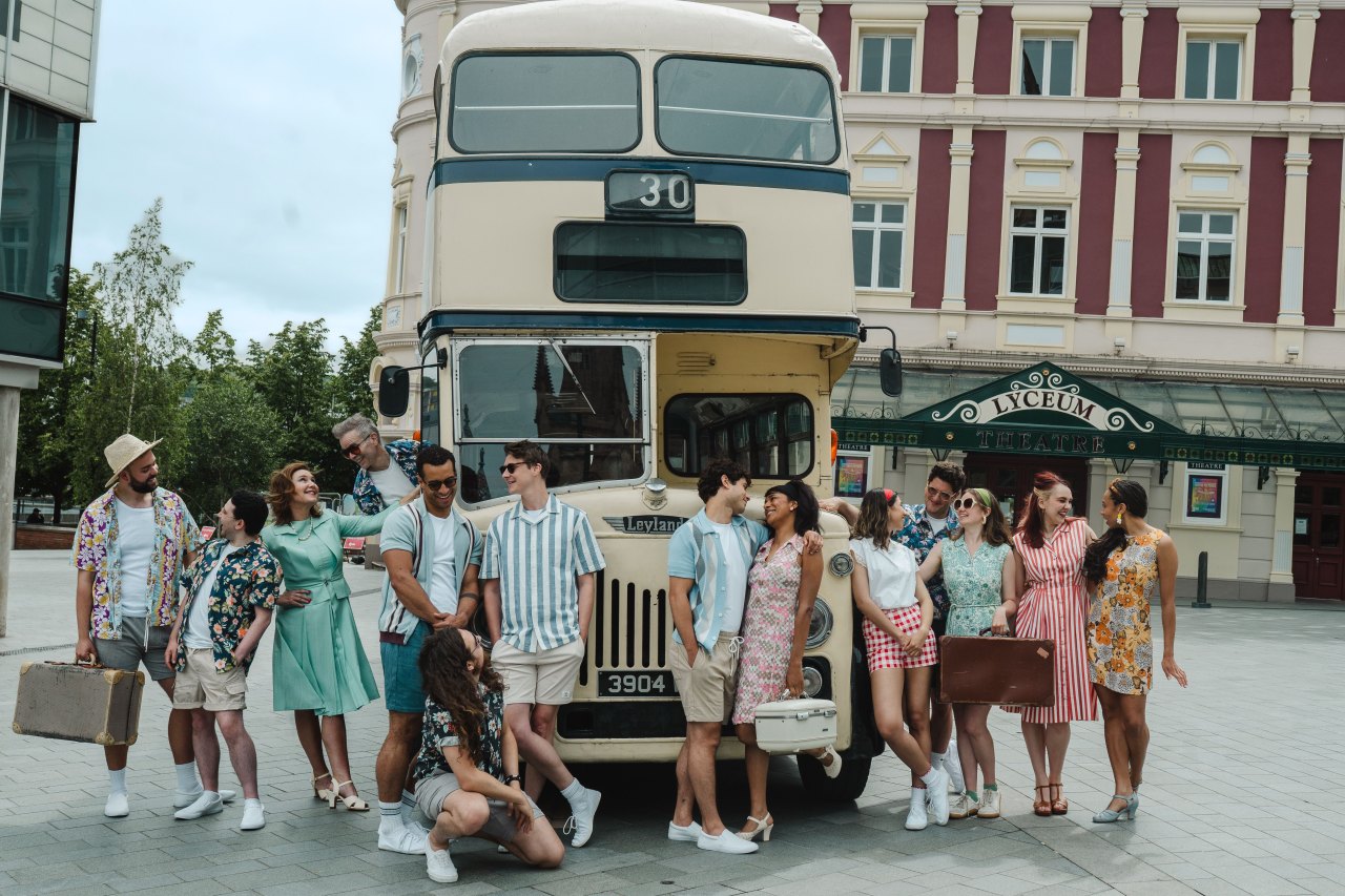 7047 Members of the cast of Summer Holiday. Photo by Becky Payne