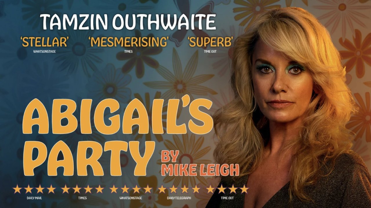 Tamzin Outhwaite stars as one of the most iconic characters in British theatre – the unforgettable Beverley in Mike Leigh’s ferocious black comedy of suburban life in the 1970s.  